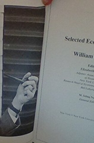 Cover of Selected Economic Writings of William J. Baumol