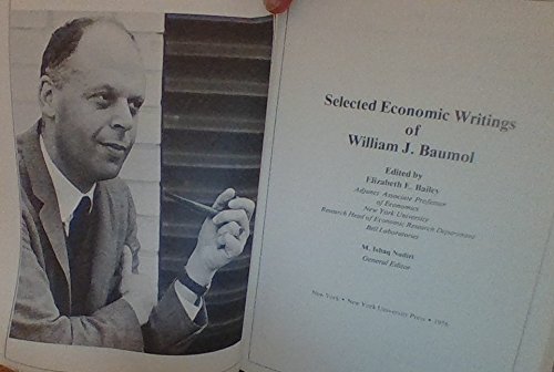 Book cover for Selected Economic Writings of William J. Baumol