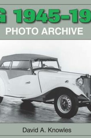 Cover of MG 1945-1964 Photo Archive