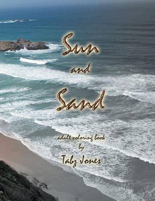 Book cover for Sun and Sand Adult Coloring Book
