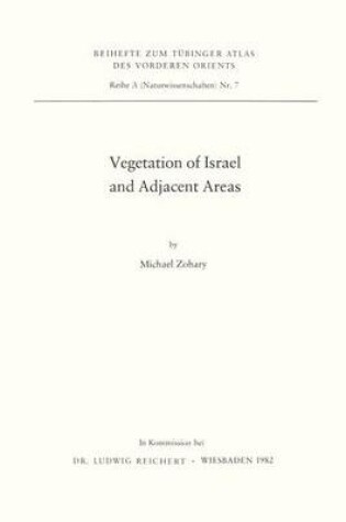 Cover of Vegetation of Israel and Adjacent Areas