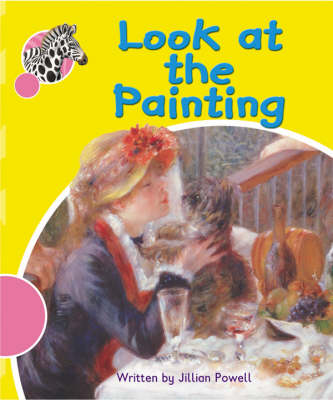 Book cover for Spotty Zebra Pink A Change - Look at the Painting