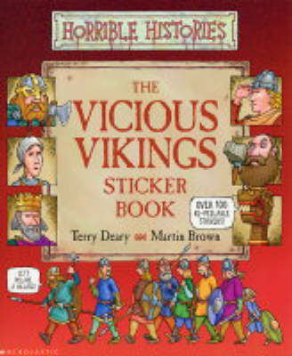 Book cover for Vicious Vikings Sticker Book