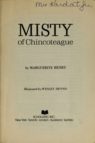 Cover of Misty of Chincoteague