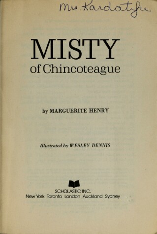 Cover of Misty of Chincoteague