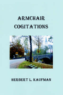 Book cover for Armchair Cogitations