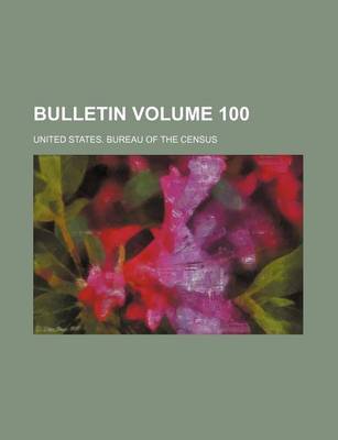 Book cover for Bulletin Volume 100