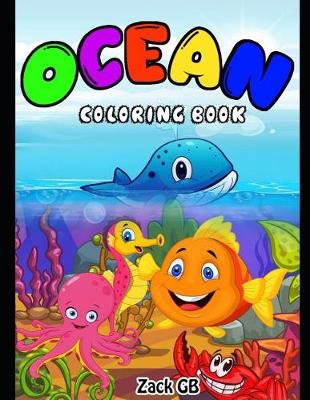 Book cover for Ocean Coloring Book