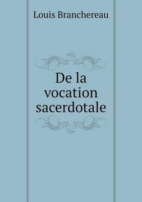 Book cover for De la vocation sacerdotale