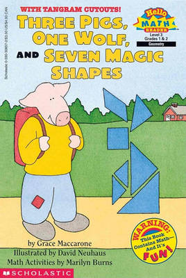 Book cover for Three Pigs, One Wolf, and Seven Magic Shapes