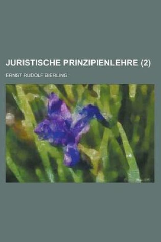 Cover of Juristische Prinzipienlehre (2)