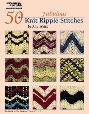 Book cover for 50 Fabulous Knit Ripple Stitches