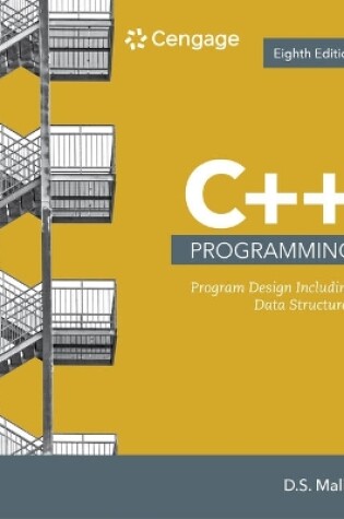 Cover of Mindtap Computing, 2 Terms (12 Months) Printed Access Card for Malik's C++ Programming: Program Design Including Data Structures, 8th