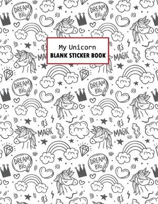 Book cover for My Unicorn Blank Sticker Book