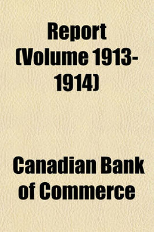 Cover of Report (Volume 1913-1914)