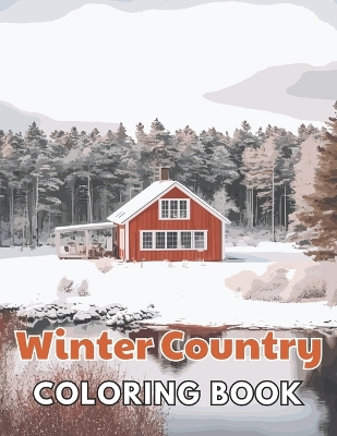 Book cover for Winter Country Coloring Book