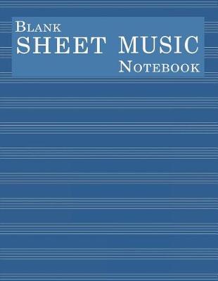 Book cover for Blank Sheet Music Notebook