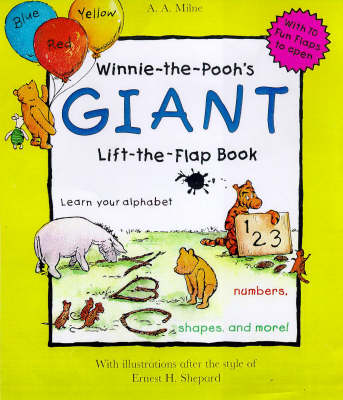 Cover of Winnie the Pooh's Giant Lift the Flap Book