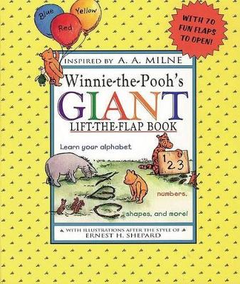 Book cover for Winnie-The-Pooh's Giant Lift-The-Flap Book