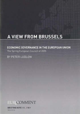 Book cover for The Economic Governance in the European Union