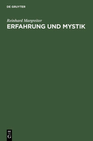 Cover of Erfahrung Und Mystik