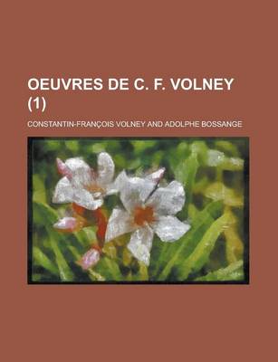 Book cover for Oeuvres de C. F. Volney (1)