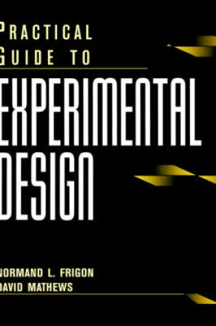 Cover of Practical Guide to Experimental Design