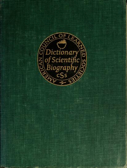 Book cover for Dictionary Scientific Biography Vol 17