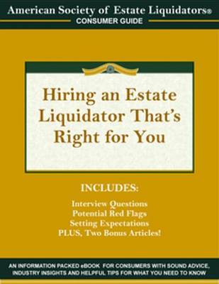 Book cover for Hiring an Estate Liquidator That's Right for You