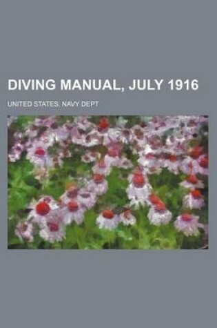 Cover of Diving Manual, July 1916