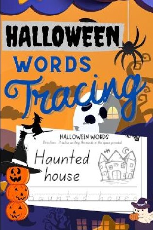 Cover of Halloween Words Tracing Workbook