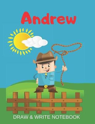 Book cover for Andrew Draw & Write Notebook