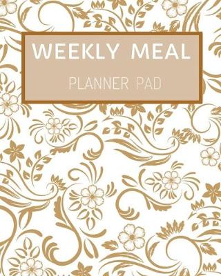 Book cover for weekly meal planner pad