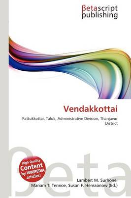 Book cover for Vendakkottai
