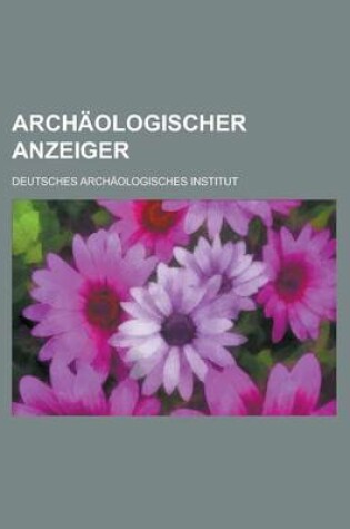 Cover of Archaologischer Anzeiger