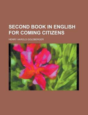 Book cover for Second Book in English for Coming Citizens