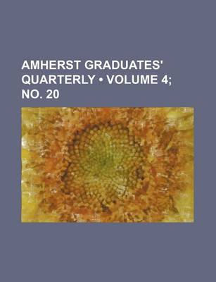 Book cover for Amherst Graduates' Quarterly