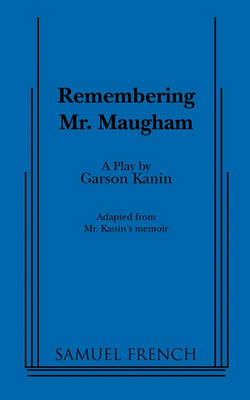 Book cover for Remembering Mr. Maugham