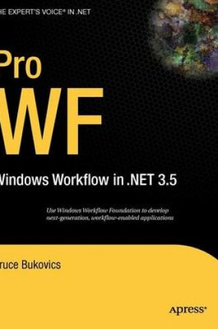 Cover of Pro Wf: Windows Workflow in Net 3.5