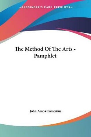 Cover of The Method Of The Arts - Pamphlet