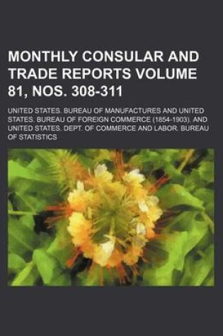 Cover of Monthly Consular and Trade Reports Volume 81, Nos. 308-311