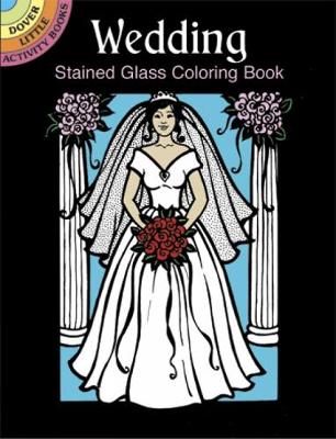 Book cover for Wedding Stained Glass Coloring Book