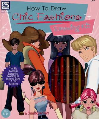 Book cover for How to Draw Chic Fashions Drawing Kit