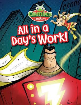 Book cover for T328A MF Comics for Phonics All in a Day's Work 6-pack Blue C Set 19