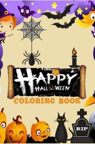 Cover of Coloring Book ( Halloween for Adult and Kids0