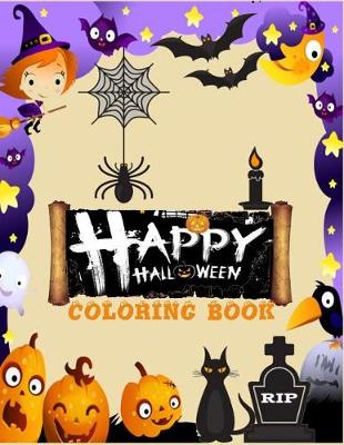 Cover of Coloring Book ( Halloween for Adult and Kids0