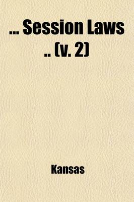 Book cover for Session Laws (Volume 2)