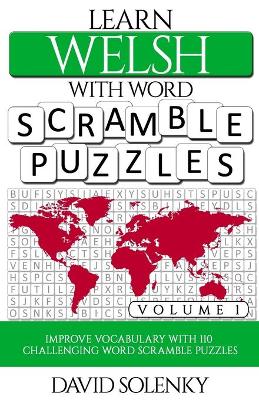 Book cover for Learn Welsh with Word Scramble Puzzles Volume 1