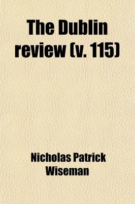 Book cover for The Dublin Review (Volume 115)