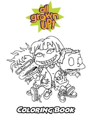 Book cover for All Grown Up! Coloring Book